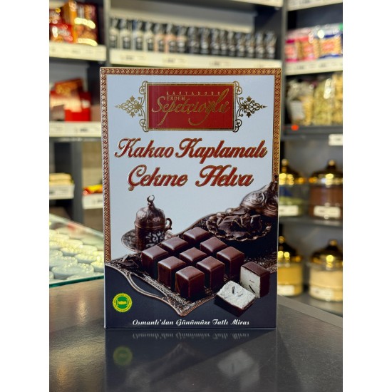 Kakao Kaplamalı Çekme Helva 160 G