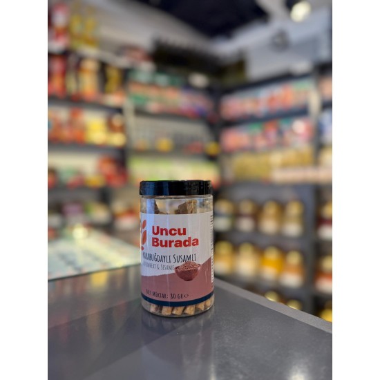 KARABUĞDAYLI SUSAMLI GRİSSİNİ 80 GR