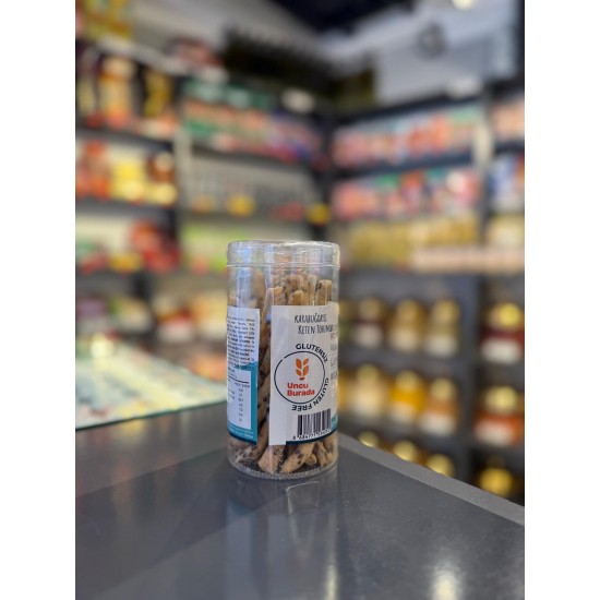 KARABUĞDAYLI KETEN TOHUMLU GRİSSİNİ 80 GR