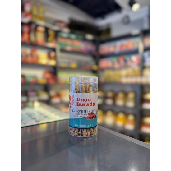 KARABUĞDAYLI KETEN TOHUMLU GRİSSİNİ 80 GR