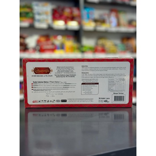 ÇOBANOĞLU 400 GR SADE HELVA